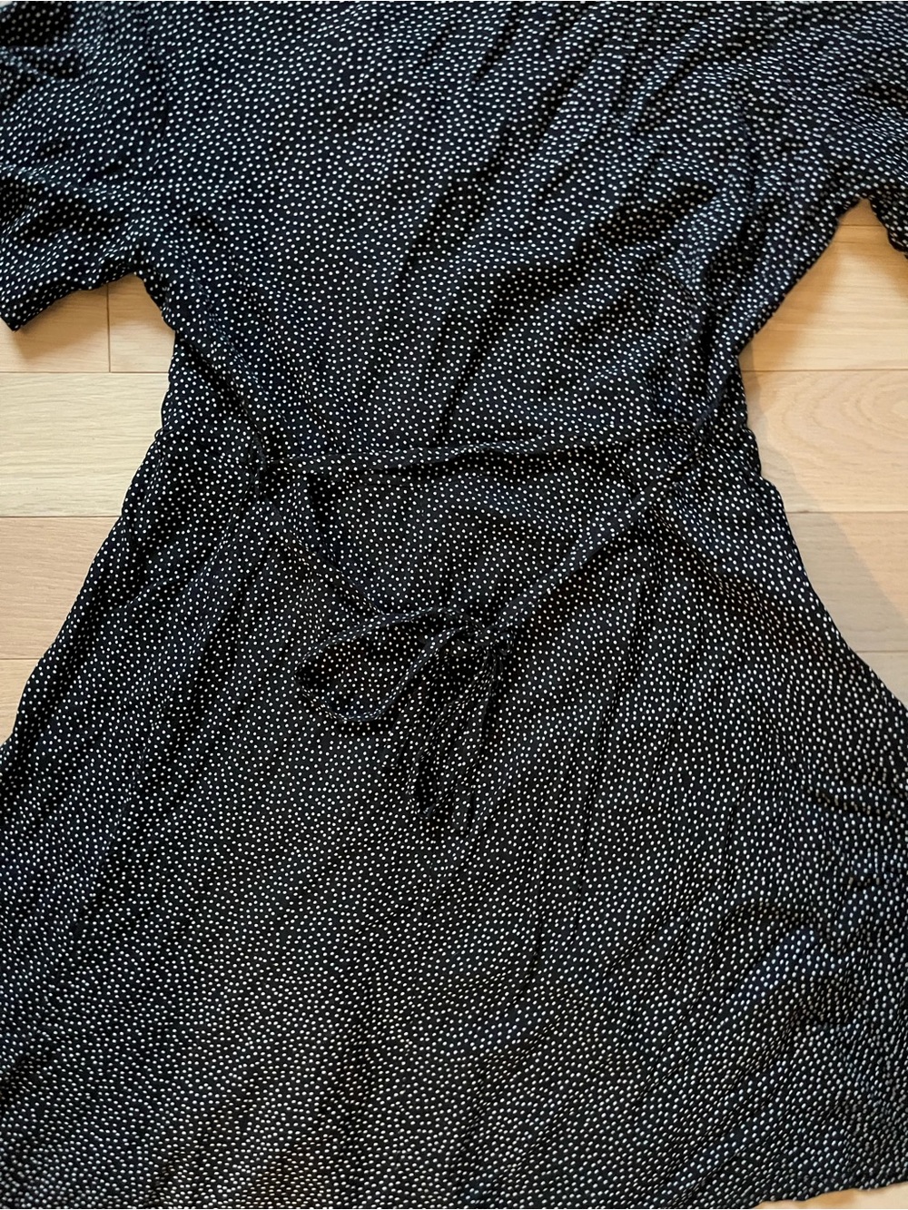Vero Moda Black Polka Dot V‑Neck Dress size small - Picture 6 of 8